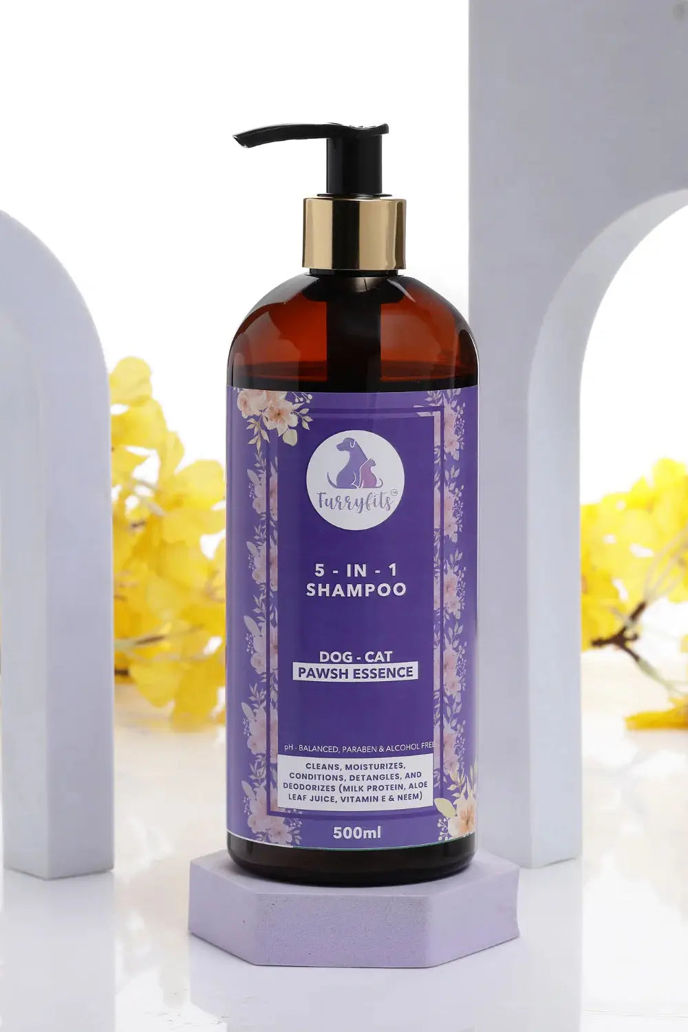 5 in 1 Pet Grooming Shampoo for dogs and cats - Petspalz