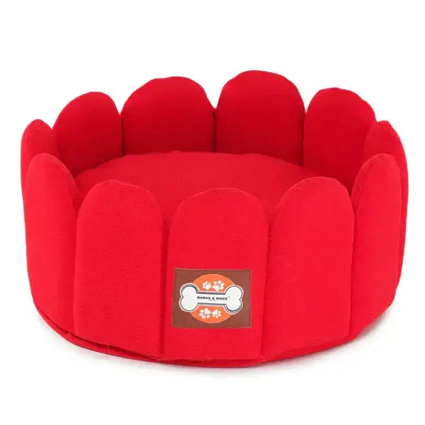 Fenced Dog Bed : Comfortable and Stylish fleece fenced bed for dogs - Petspalz