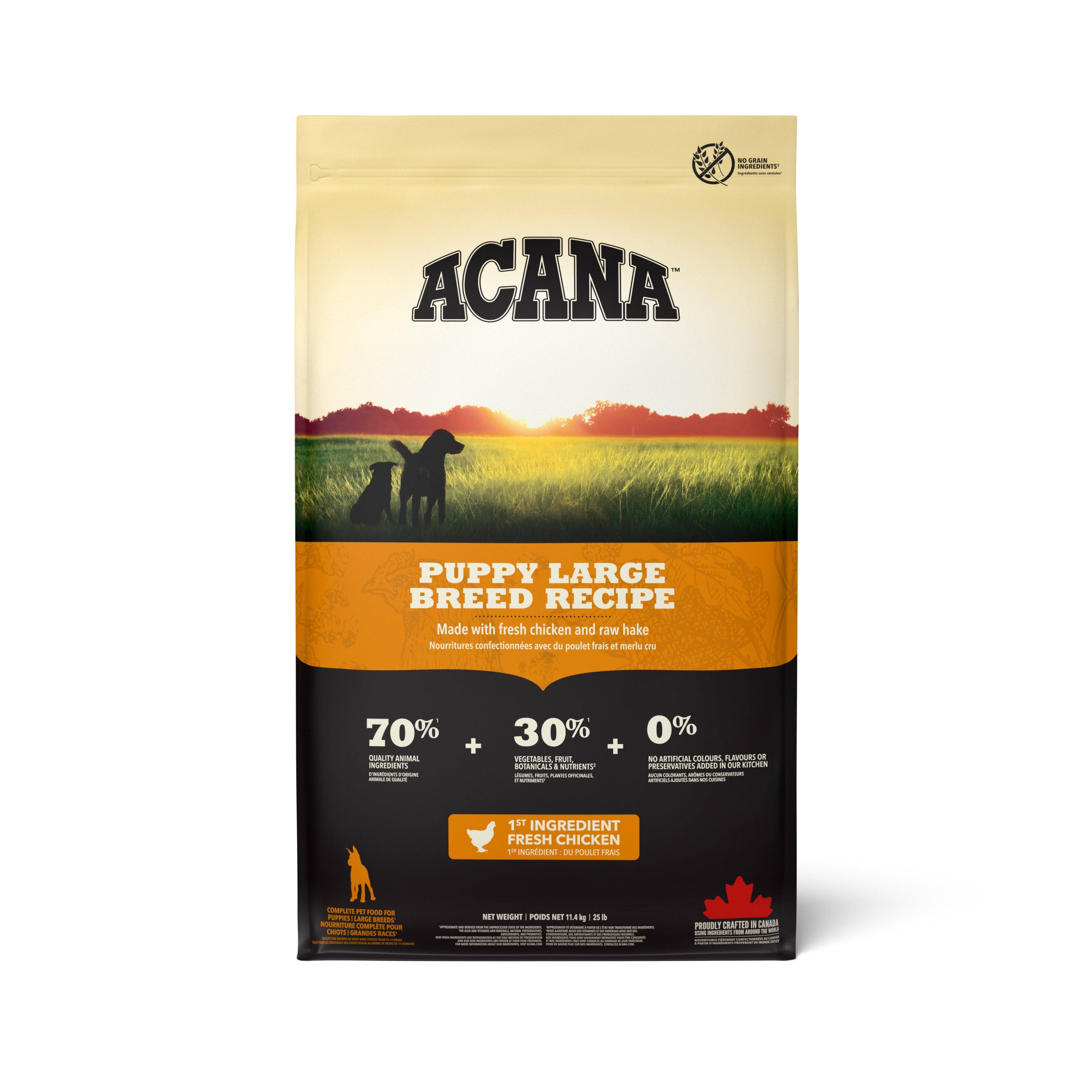 Acana Puppy Large Breed Dry Dog Food Petspalz