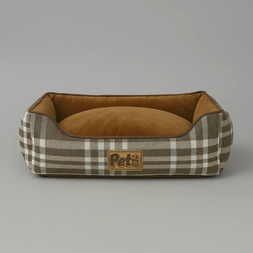Checkered Pet Beds | Cozy Durable Dog & Cat Nest Petspalz