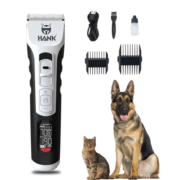Pet Hair Trimmer with LCD Display | Quiet, Safe Grooming Petspalz