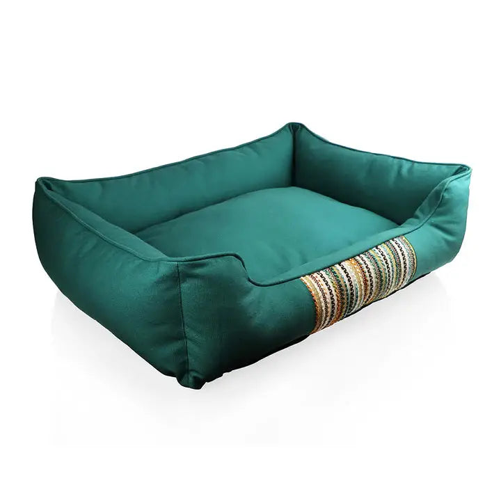 Premium Quality Teal Lounger Stylish Pet Bed For dogs and Cats Petspalz