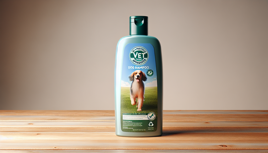 make a realistic image of Vet-Approved Dog Shampoo 