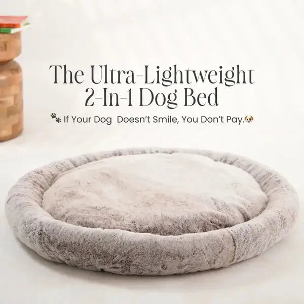  2-in-1 Temperature-Regulating Dog Bed Petspalz  Petspalz