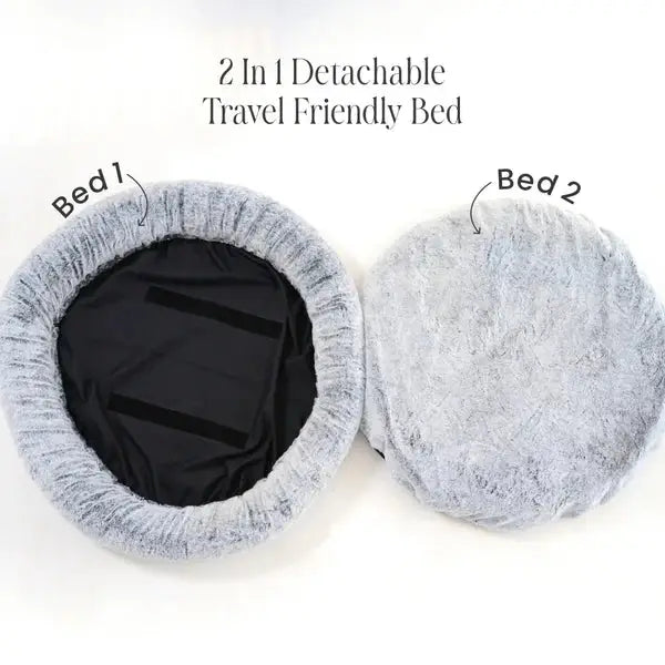  2-in-1 Temperature-Regulating Dog Bed Petspalz  Petspalz