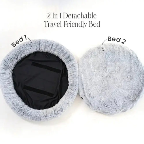  2-in-1 Temperature-Regulating Dog Bed Petspalz  Petspalz
