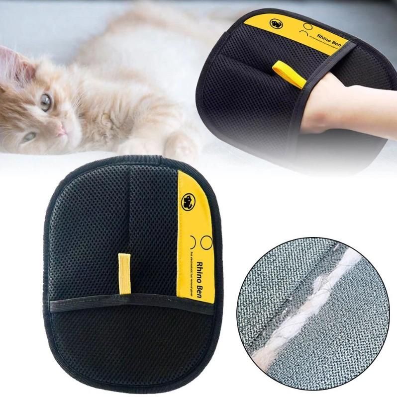Double Sided Pet Hair Removal Gloves for Dogs and Cats