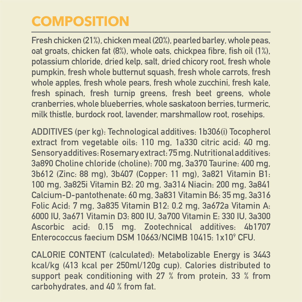  Acana Classic Prairie Poultry Dry Dog Food Premium Quality Petspalz