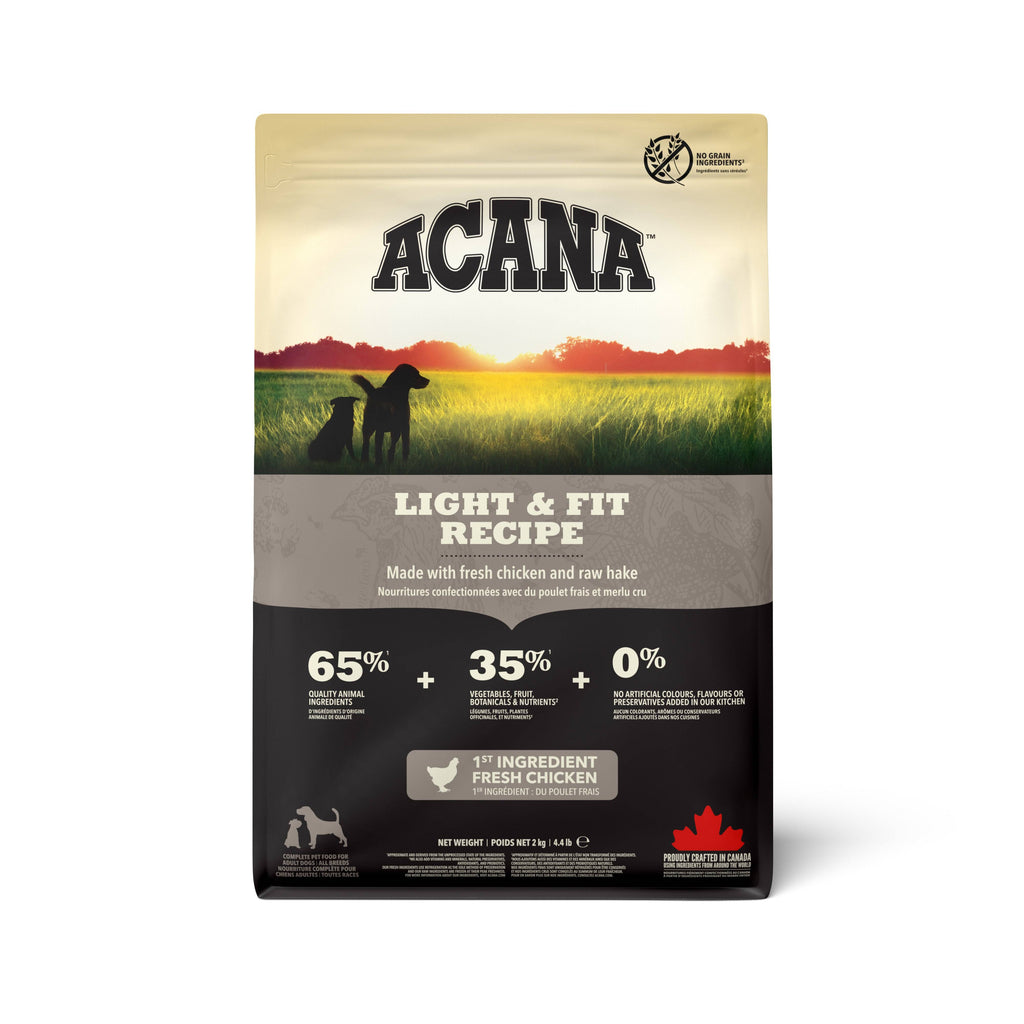  Acana Light and Fit Dry Dog Food for all Breeds  Petspalz