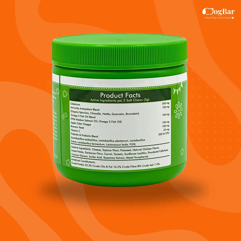  anti allergy chews for dogs : Immune Support Chews, Chicken Flavour Petspalz