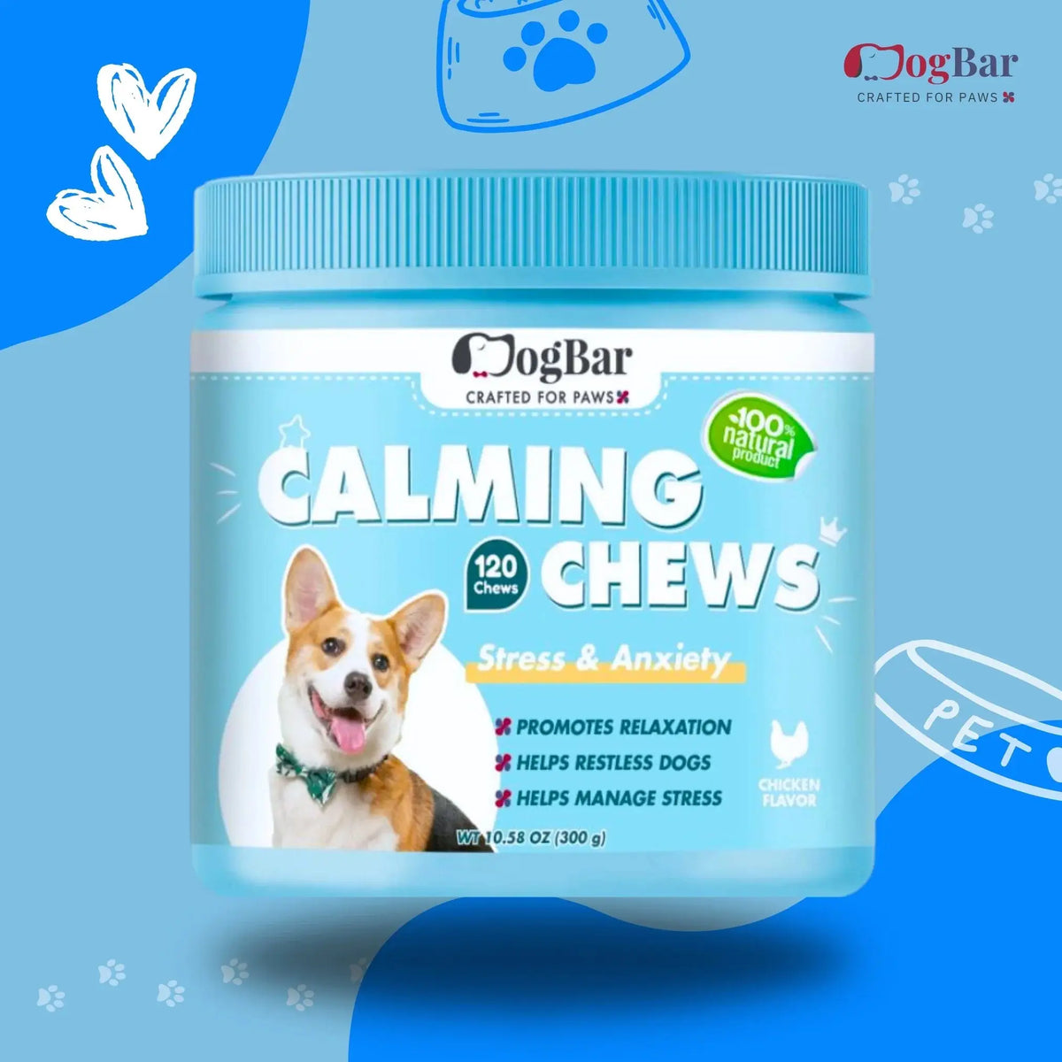  Pets anti anxiety supplements : Calming Soft Chews for Pets Petspalz