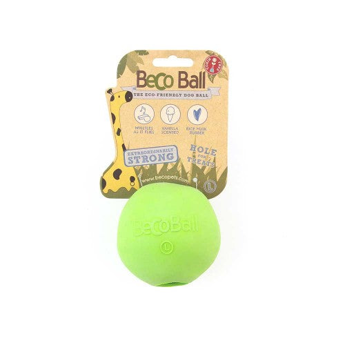 Beco Natural Rubber Treat Ball – Eco-Friendly Durable Dog Chew & Treat Toy