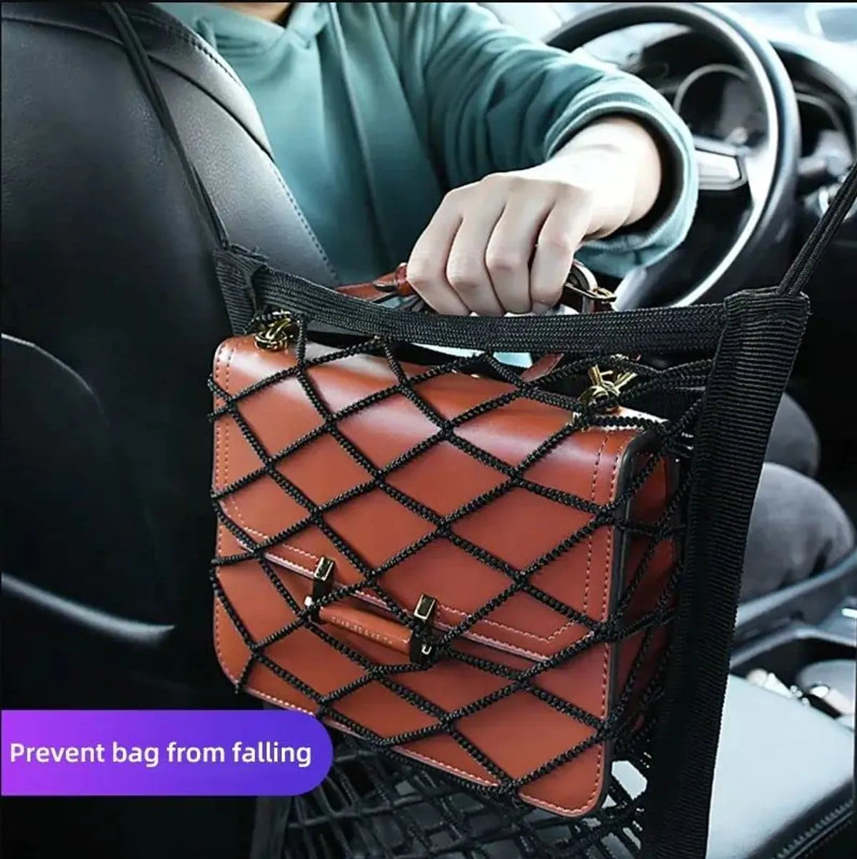  Black Dog Car Guard – 3-Layer Mesh Organizer | Pet Safety Barrier Petspalz