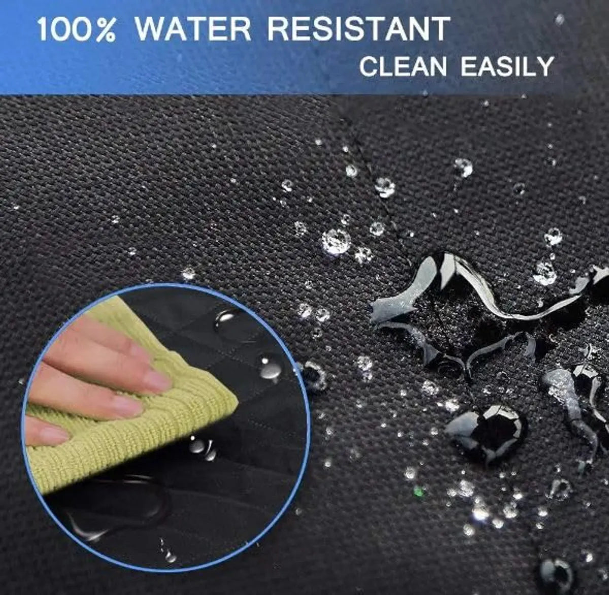  Dog Car Seat Extender with Mesh Window – Waterproof Backseat Protector Petspalz