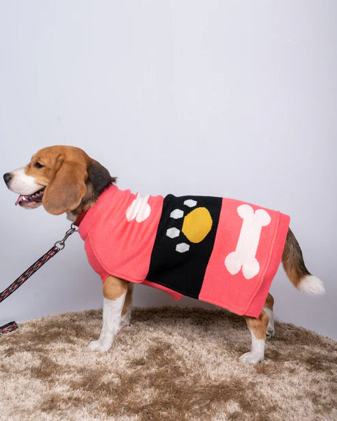  Bone & Paws Dog Sweater | Warm Winter Pet Clothes for Dogs & Cats Petspalz