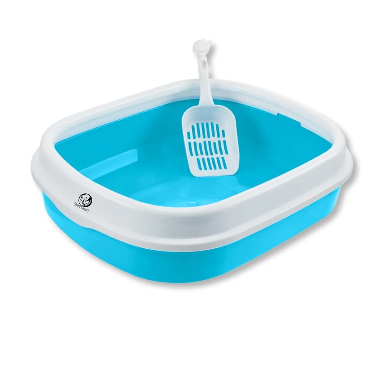  Cat Litter Box Tray | Easy-Clean, Semi-Closed with Free Scooper Petspalz
