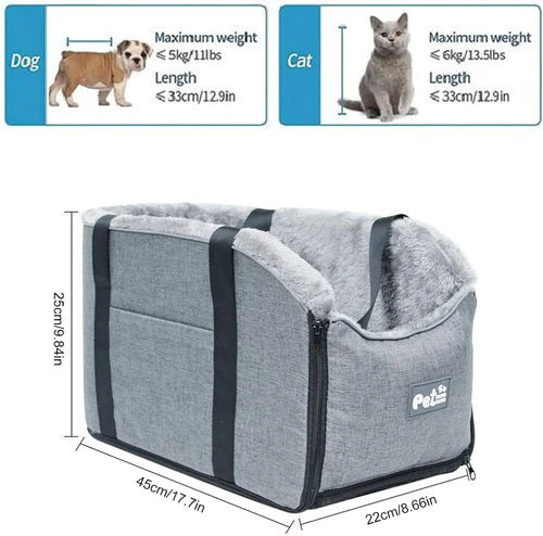  Center Console Pet Bag | Travel Carrier for Small Pets Petspalz