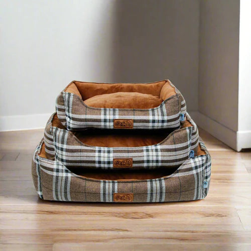 Checkered Pet Beds | Cozy Durable Dog & Cat Nest Petspalz