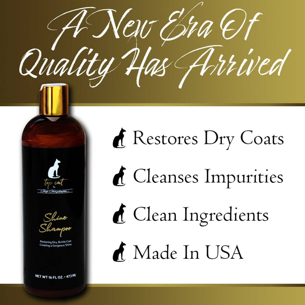 Chris Christensen -Top Cat Shine Shampoo  Petspalz