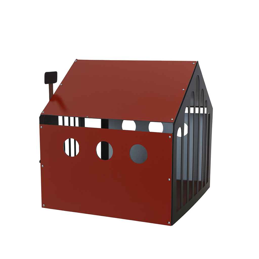 Luxury washable metal cat villa for medium cats