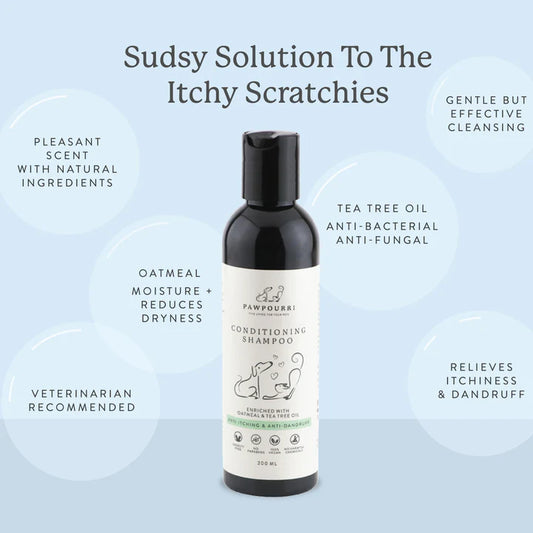  Dog Anti-Itch Shampoo - Conditioning Relief | 200ml Petspalz
