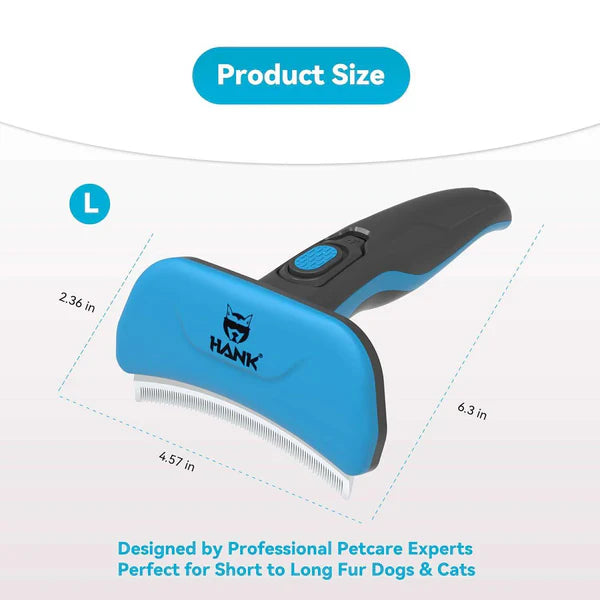  Curved Self-Cleaning Deshedder Brush for Dogs & Cats Petspalz