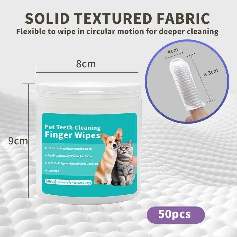  Disposable Dental Finger Wipes For Pets  Petspalz