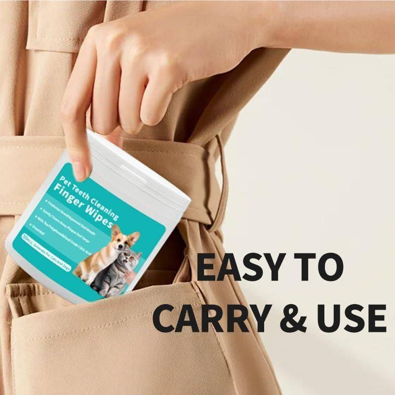  Disposable Dental Finger Wipes For Pets  Petspalz