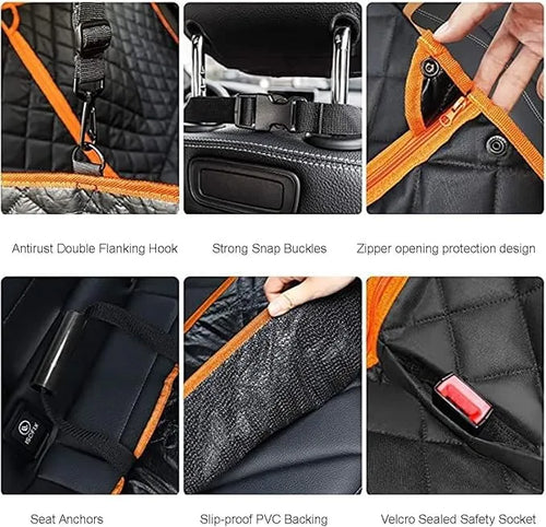  Dog Car Seat Cover | Waterproof, Scratch-Proof Protector Petspalz
