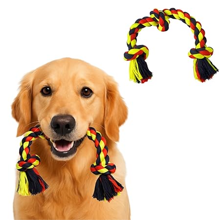  Durable Triple Knot Rope Toy for Dogs Petspalz