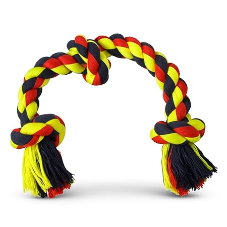  Durable Triple Knot Rope Toy for Dogs Petspalz