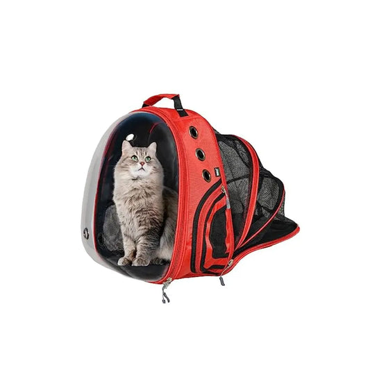  Expandable cat backpack carrier Ventilated Travel Bag for Cats Petspalz