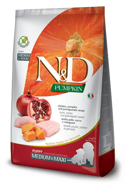  Farmina  Pumpkin Puppy Food - Chicken & Pomegranate | Grain-Free Petspalz