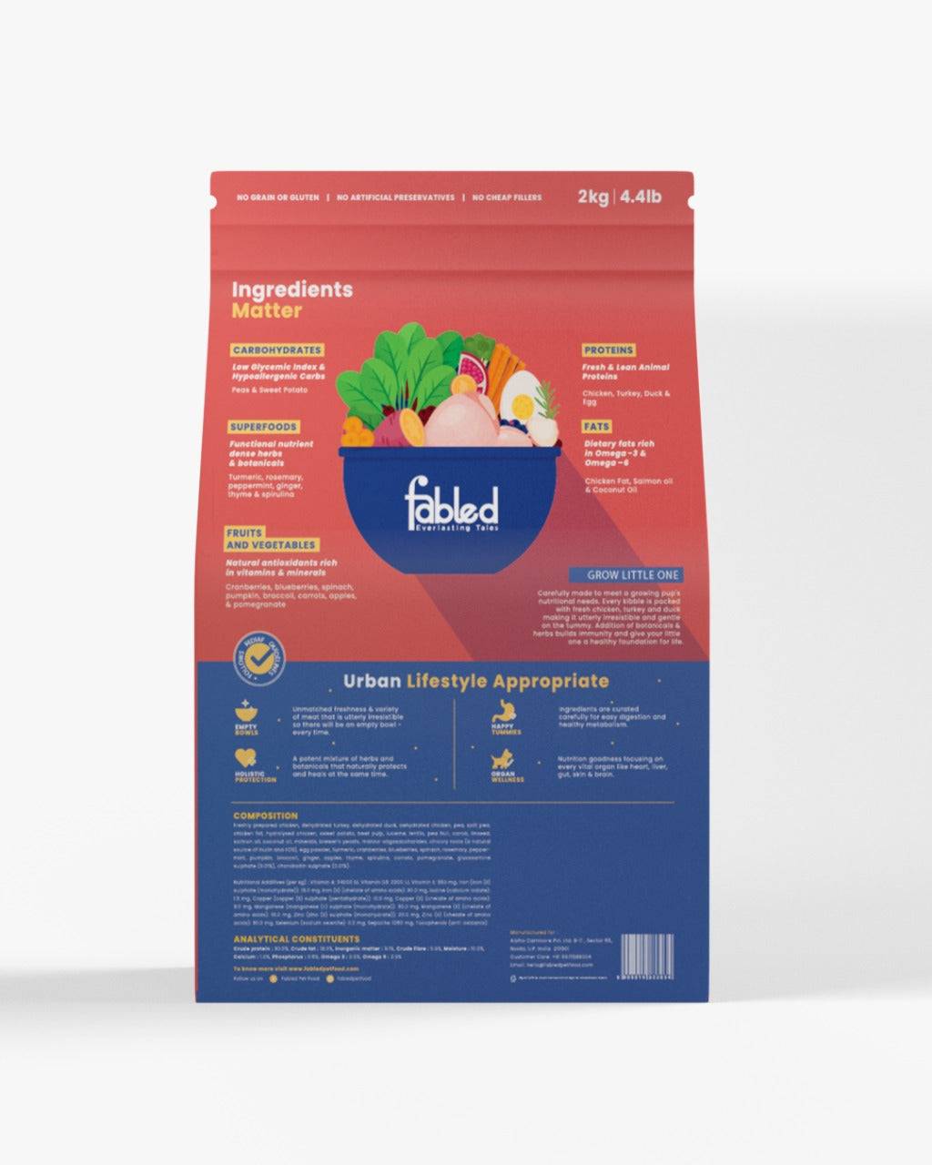  Fabled Grow Little One| Premium Dog Food | Best Dog Food  Petspalz