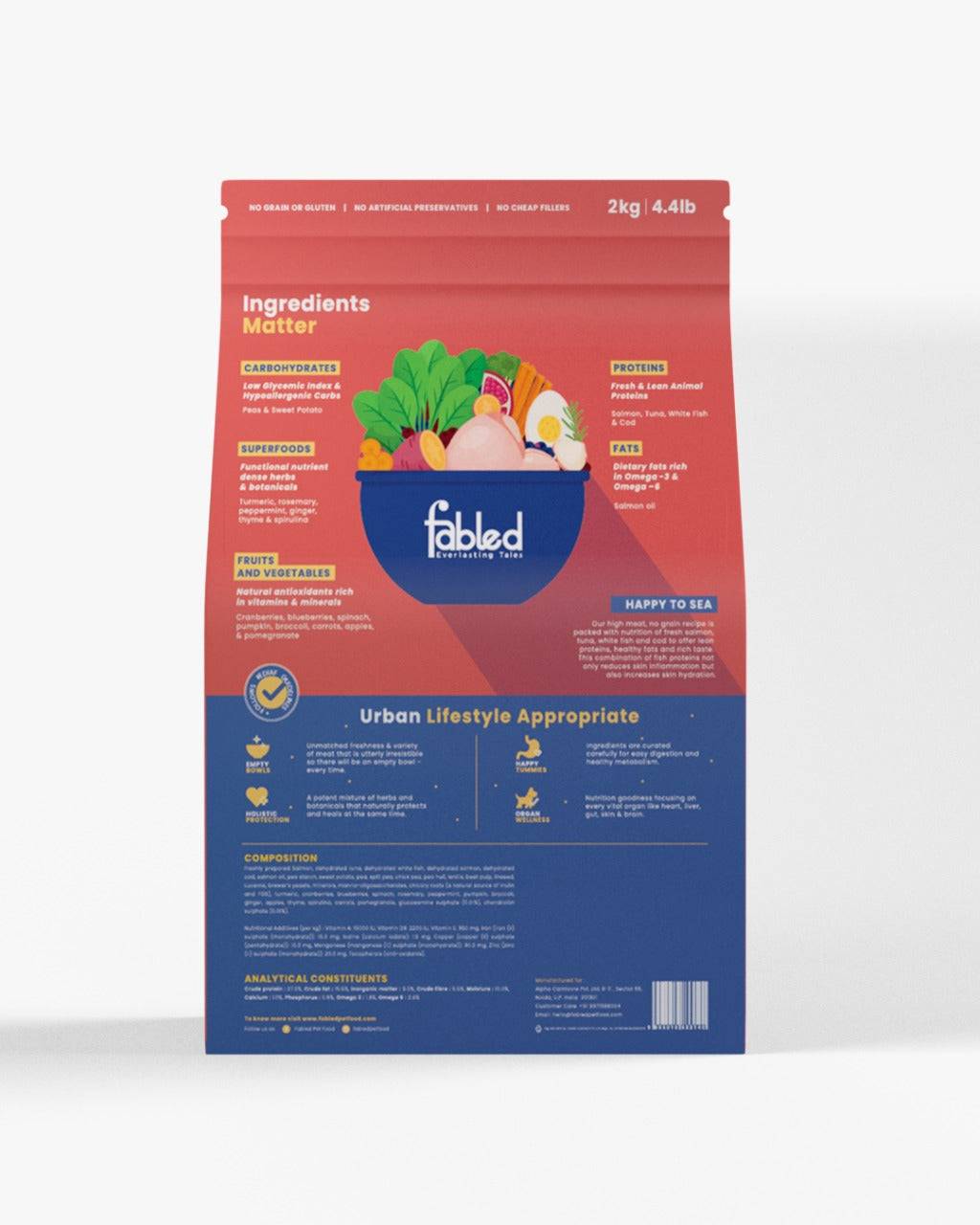  fabled dog food Fabled Happy To Sea Complete Dog Food All Breed Dogs Petspalz