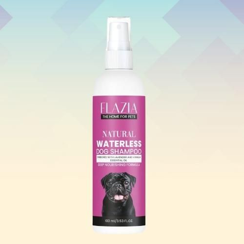  Flazia Pets Natural Waterless Dog Shampoo 100 ml (Pack of 1)  Petspalz