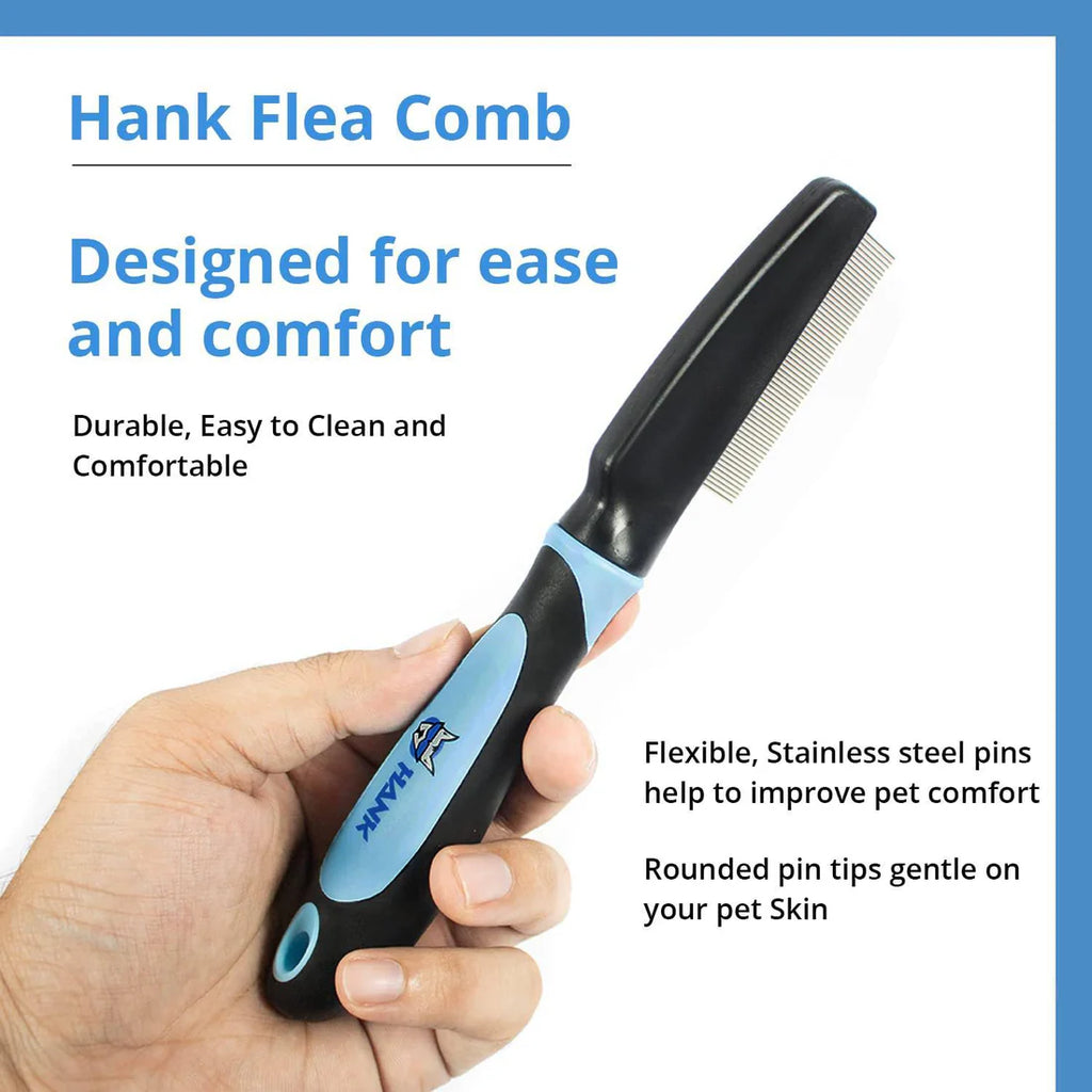  Flea Comb for Pets | Stainless Steel Anti-Flea Grooming Tool Petspalz
