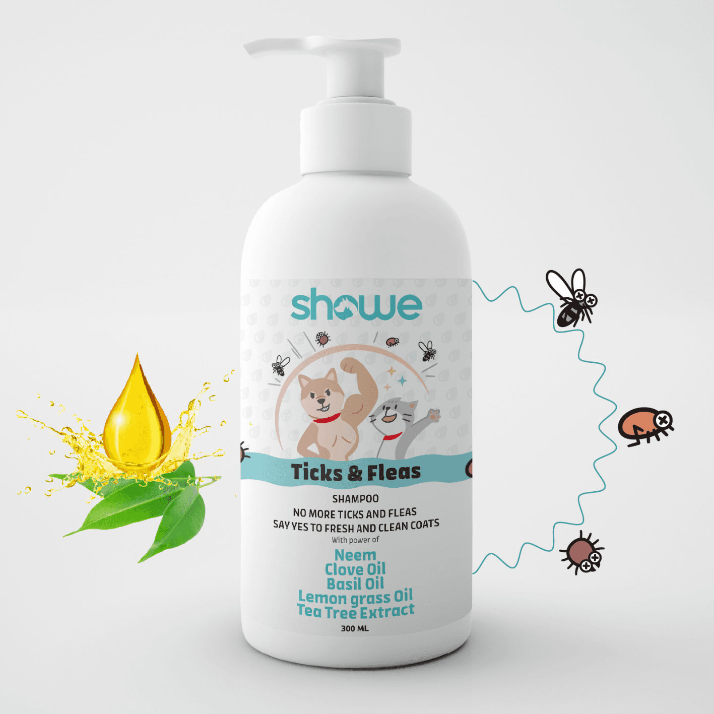  Flea & Tick Shampoo for Dogs and Cats | Natural Pet Shampoo Petspalz