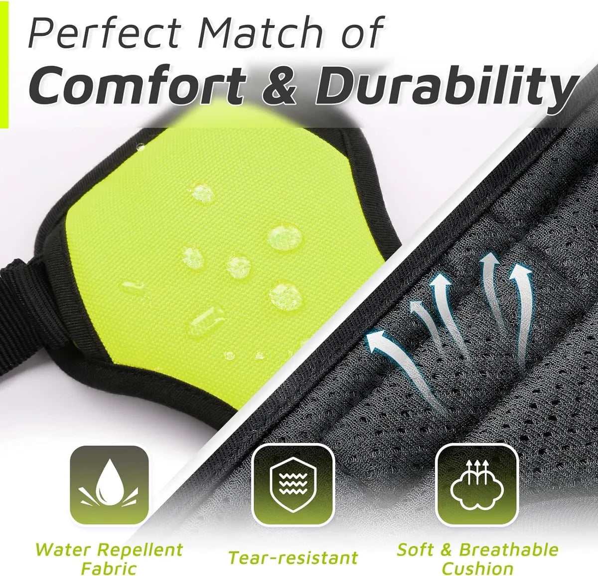 Green No-Pull Dog Harness – Reflective Oxford Pet Vest for Outdoor Safety