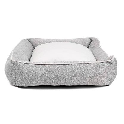  Grey Chevron Cuddler Pet Bed for dogs and cats : Stylish & Comfortable Petspalz