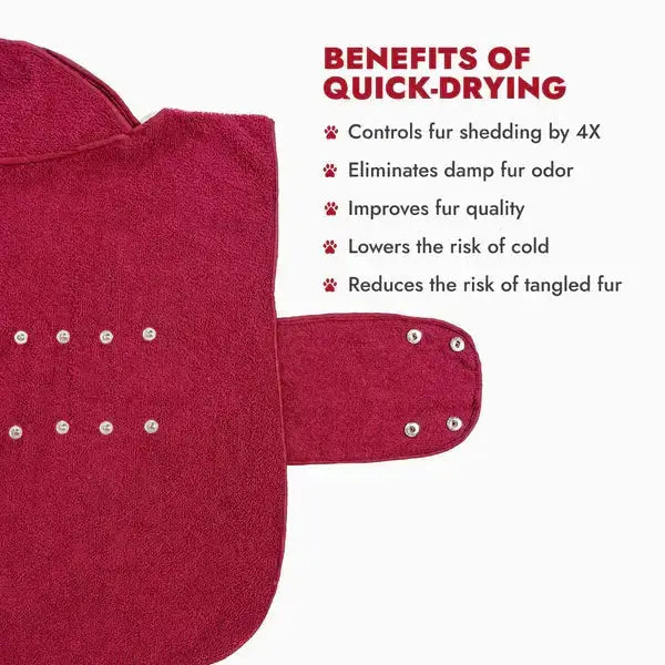  Lightweight Turbo Dry Bathrobes For Dogs Soft Super Absorbent  Petspalz
