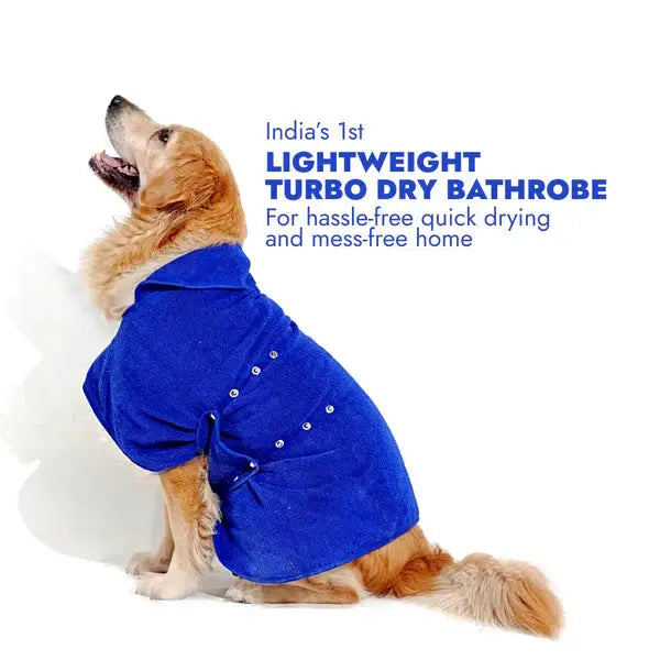  Lightweight Turbo Dry Bathrobes For Dogs Soft Super Absorbent  Petspalz