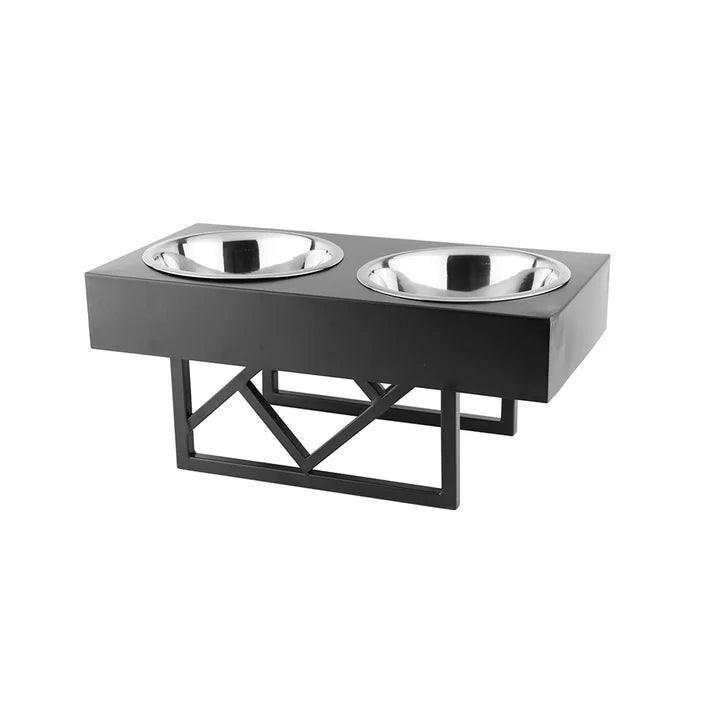  Metal Elevated dog bowls Adjustable Diner for Dogs (3 Sizes) Petspalz
