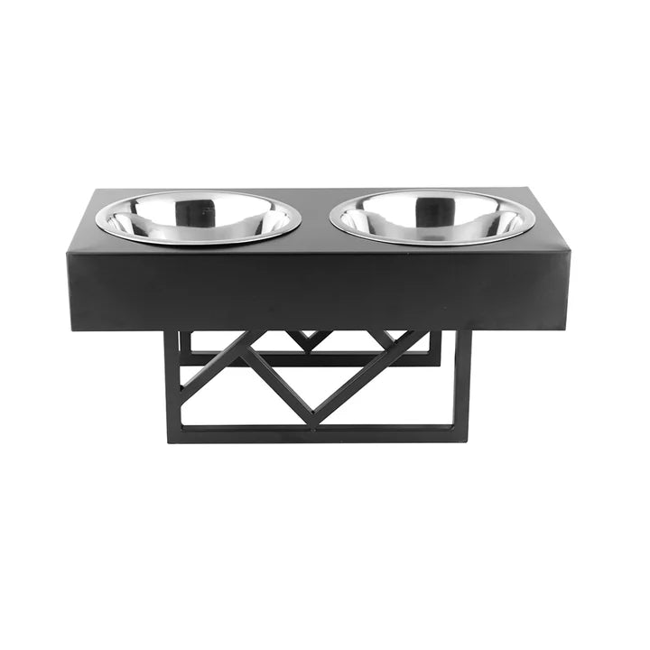  Metal Elevated dog bowls Adjustable Diner for Dogs (3 Sizes) Petspalz
