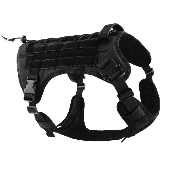  Military Dog Harness – With Strong Front Metal Buckle Petspalz