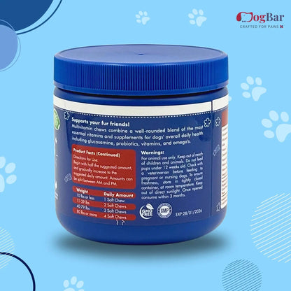  Multivitamin Chews for Dogs and Cats 100 % Natural, preservative-free Petspalz