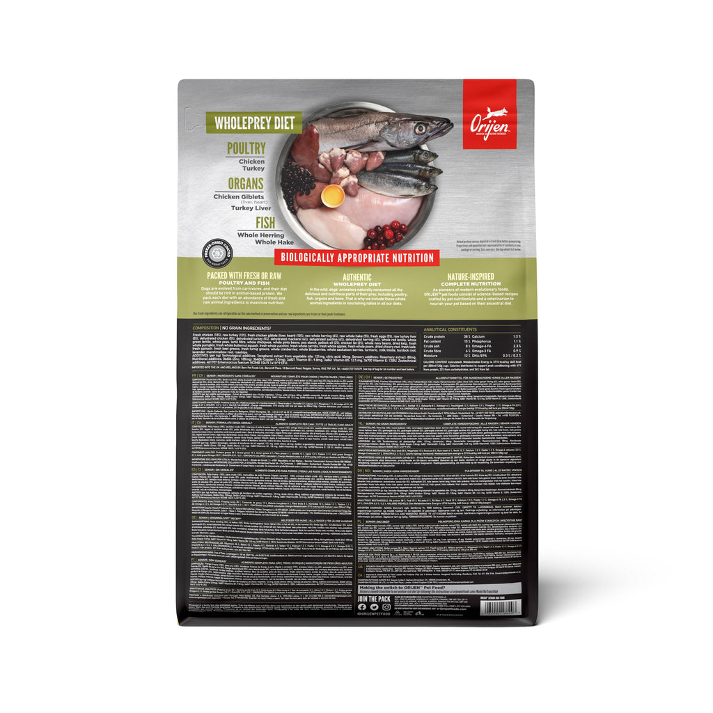  Orijen Senior Dry Dog Food : Premium Dog Food For All Breeds and Ages Petspalz