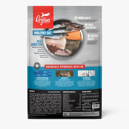  ORIJEN Six Fish Dog Food – Grain-Free High Protein Dog Food Petspalz