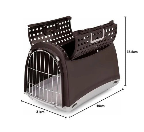  Pet Carrier with Dual Doors | Secure Travel for Dogs & Cats Petspalz