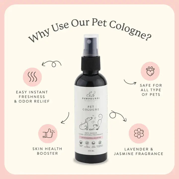  Pet Cologne (Perfume) - Keep Pets smelling Fresh  (100ml) Petspalz